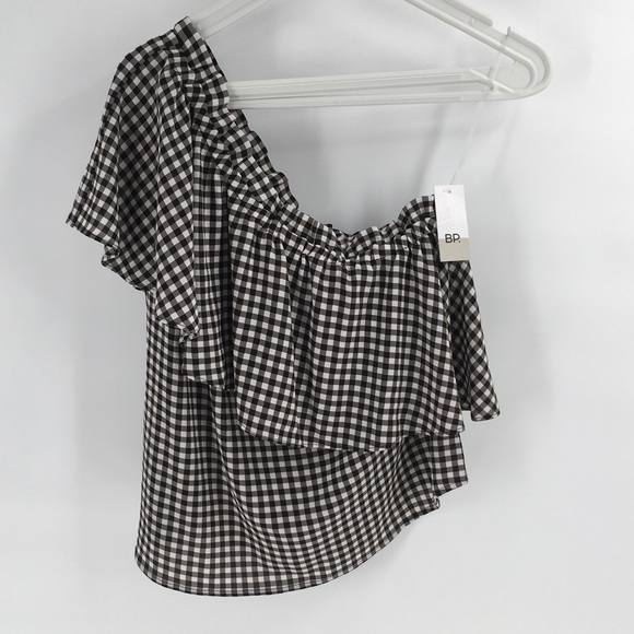 bp Tops - NWT Nordstrom’s BP Checkered One Sho…